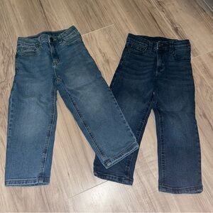 Okie Dokie Kids Blue and Dark Blue Jeans